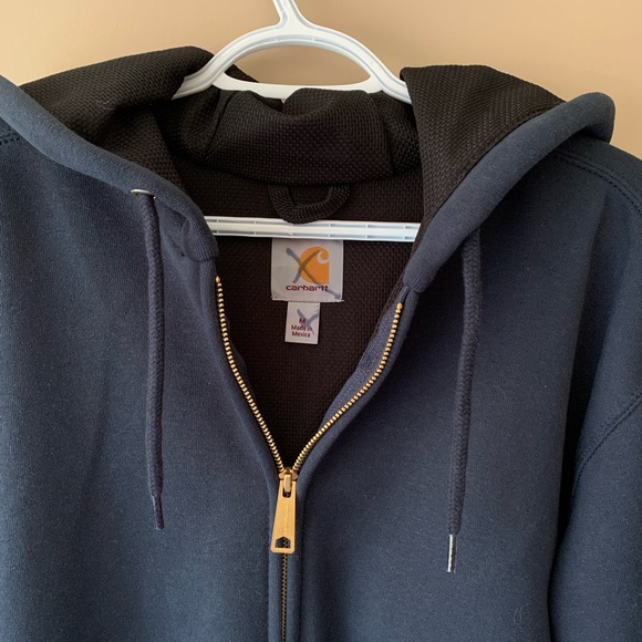 SOLD - Carhartt Men's Mid-weight Lined Water Repellent Sweatshirt Rain Defender - Picture 9 of 9